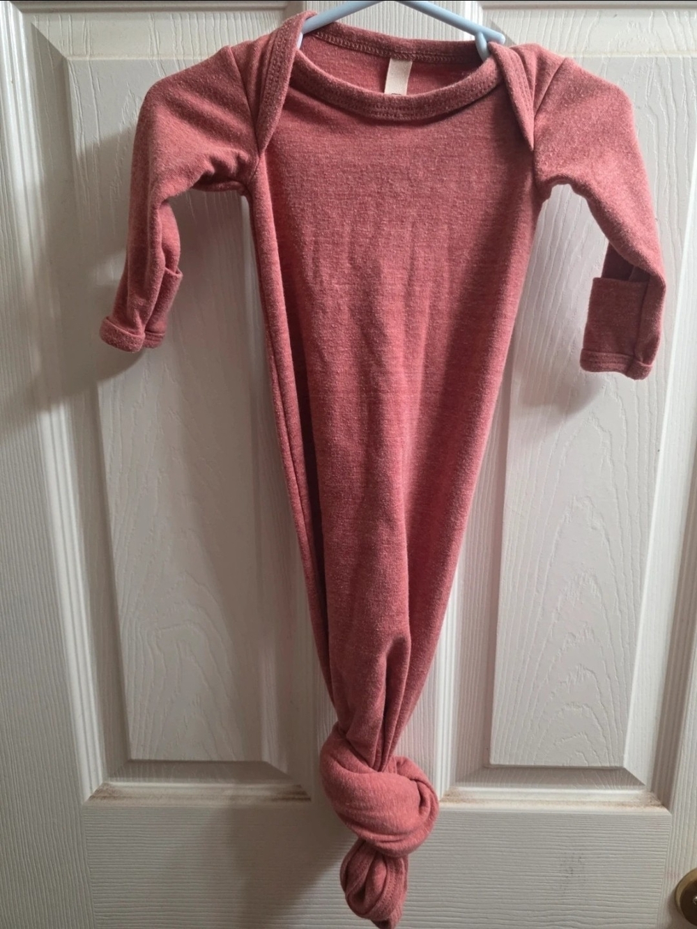 Toddler Rose Pink Knotted Gown - Baby One-Piece